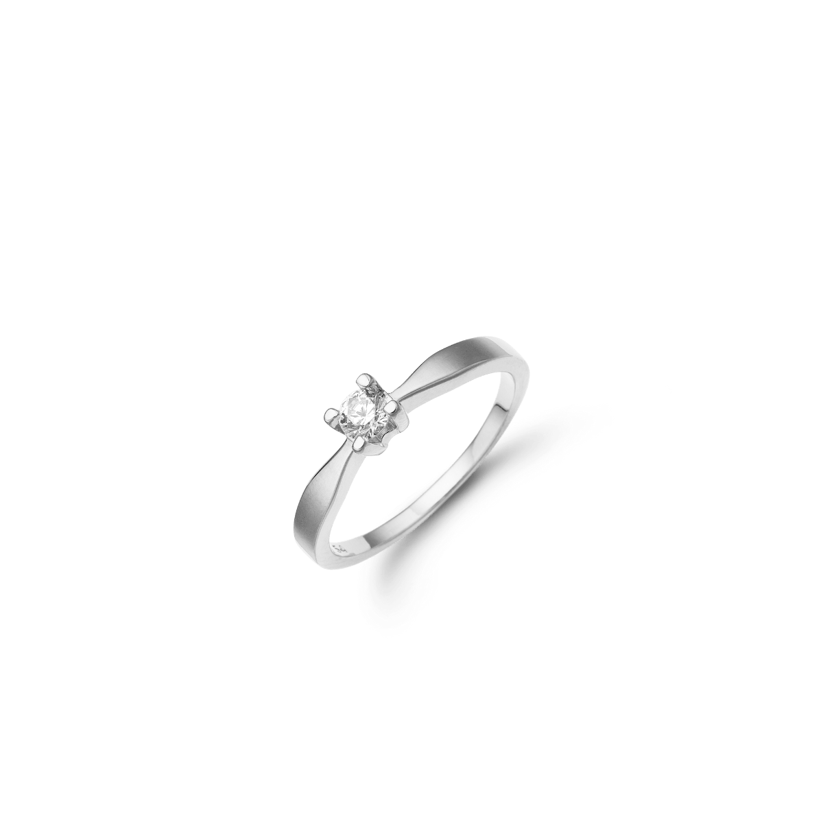 ETERNITY 14KT HV.D.RING 1X0,15CT WSI 4/G - Urma.dk