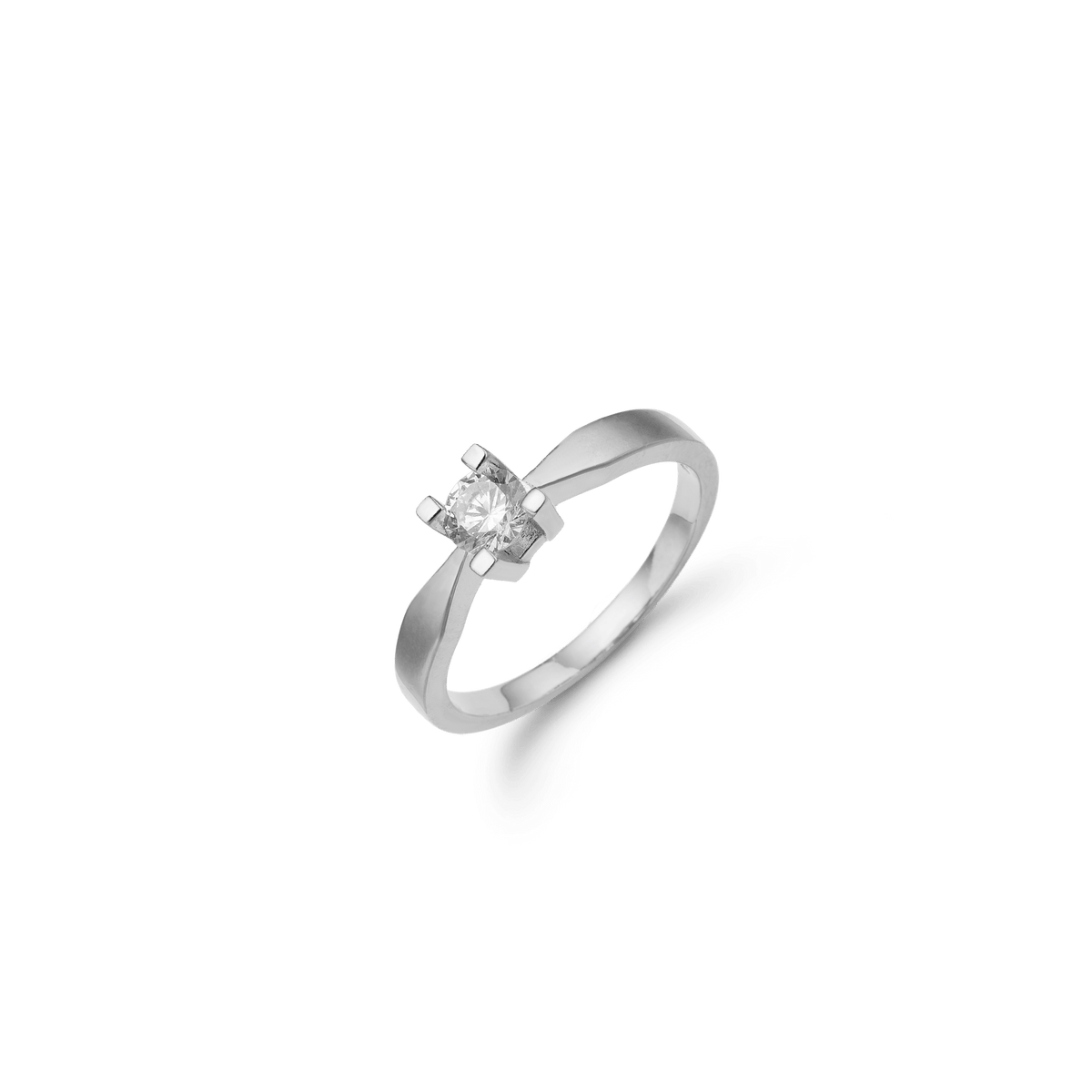ETERNITY 14KT HV.D.RING 1X0,40CT WSI 4/G
