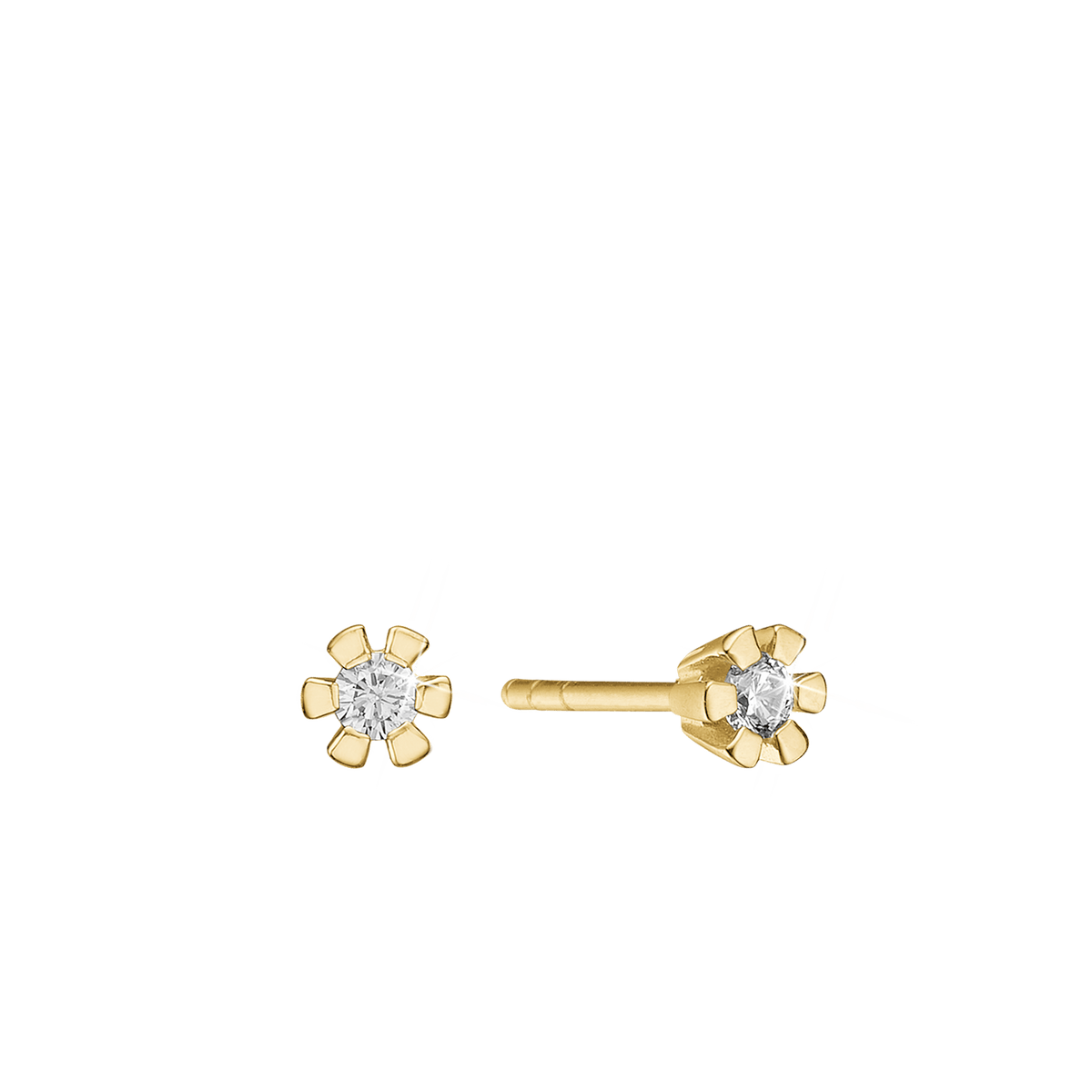 ETERNITY 14KT ØRESTIK 2X0,20CT WSI