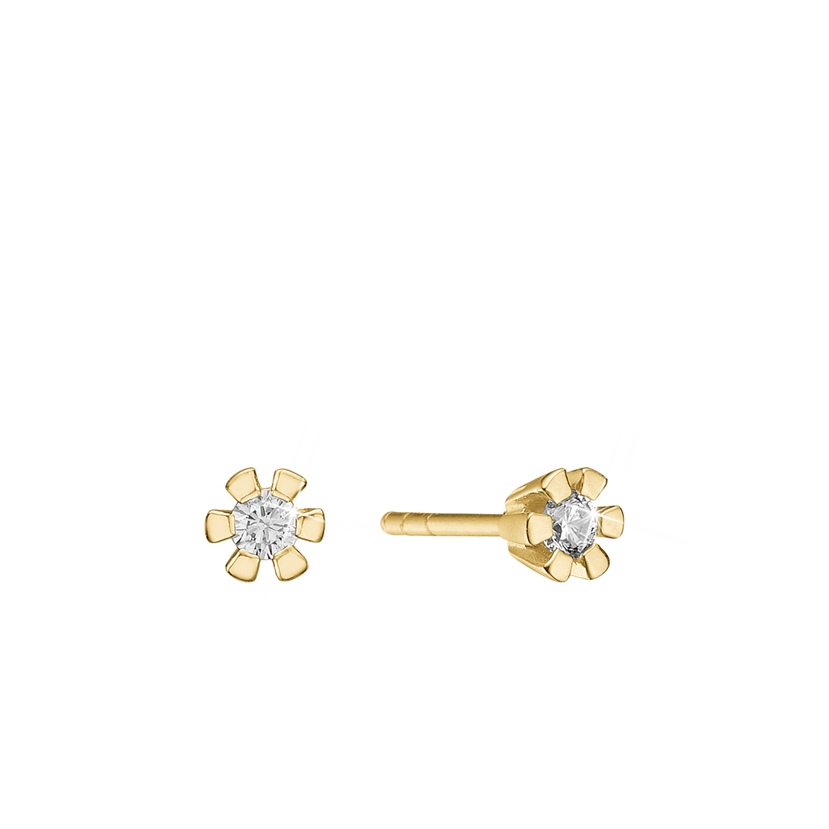 ETERNITY 14KT ØRESTIK 2X0,25CT WSI