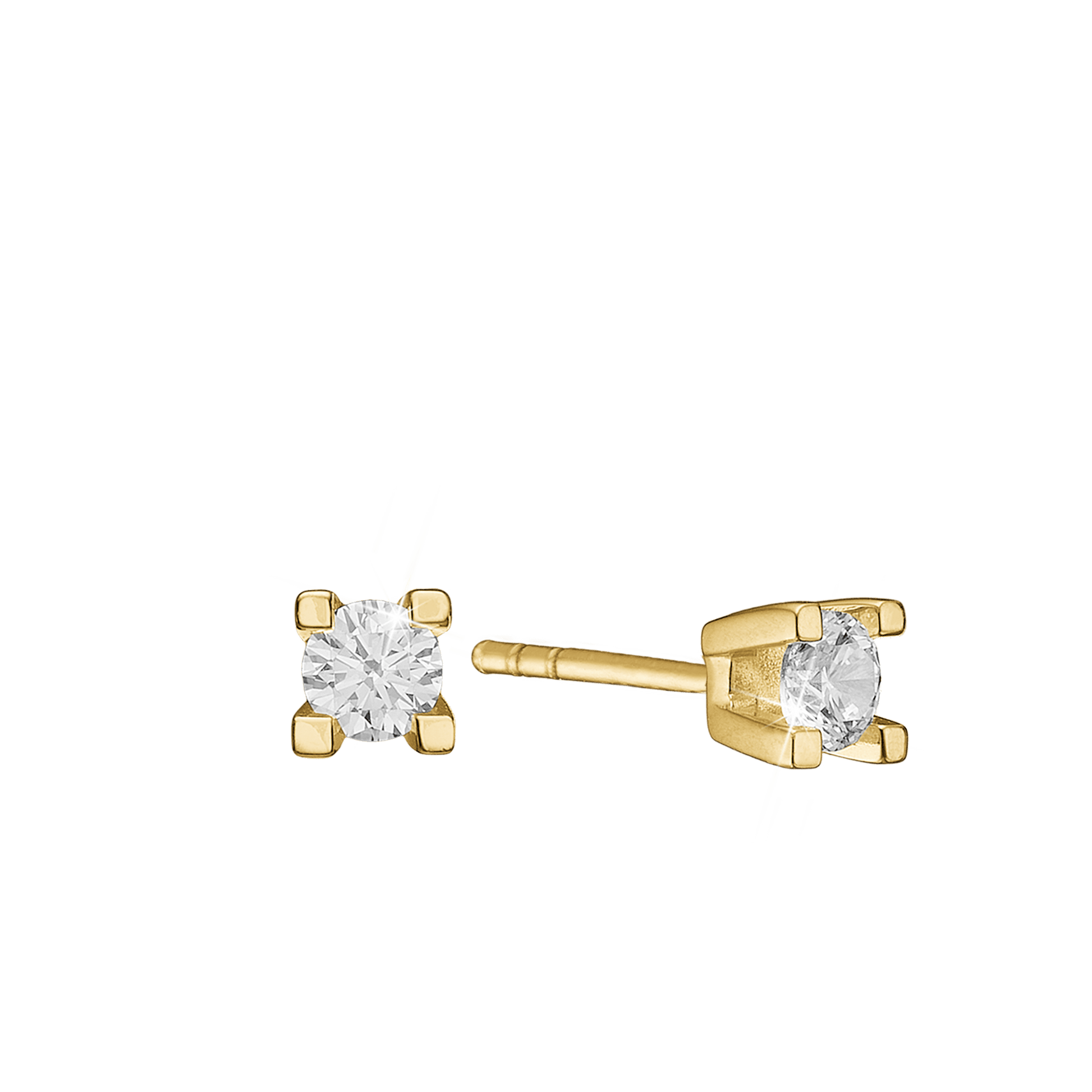 ETERNITY 14KT ØRESTIK 2X0,30CT WSI 4/GRA
