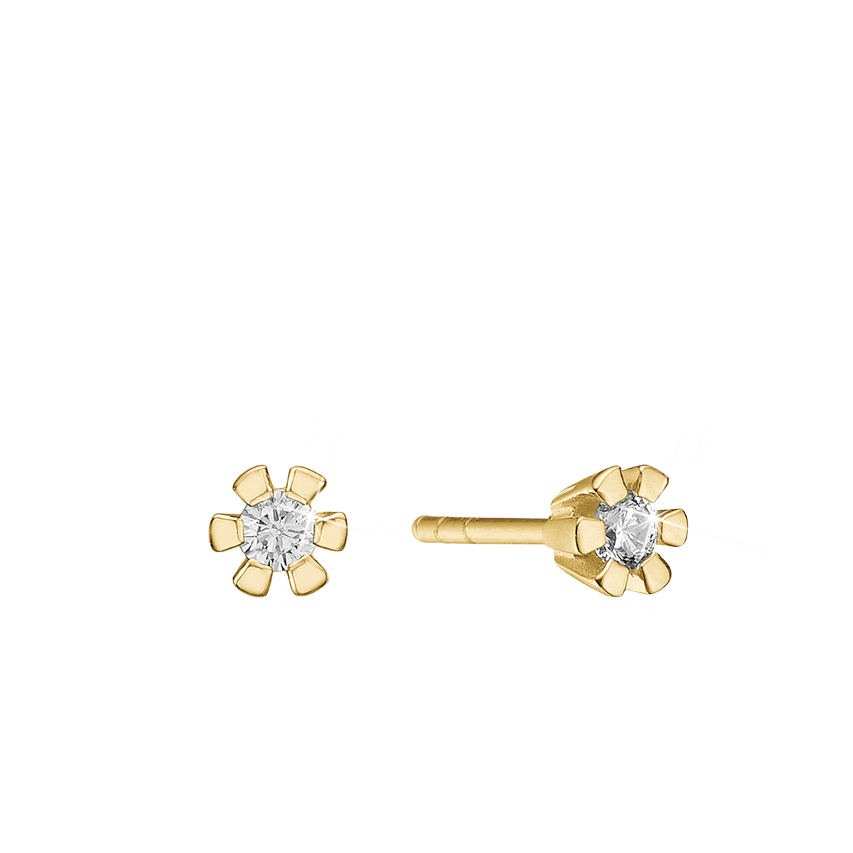 ETERNITY 14KT ØRESTIK 2X0,35CT WSI