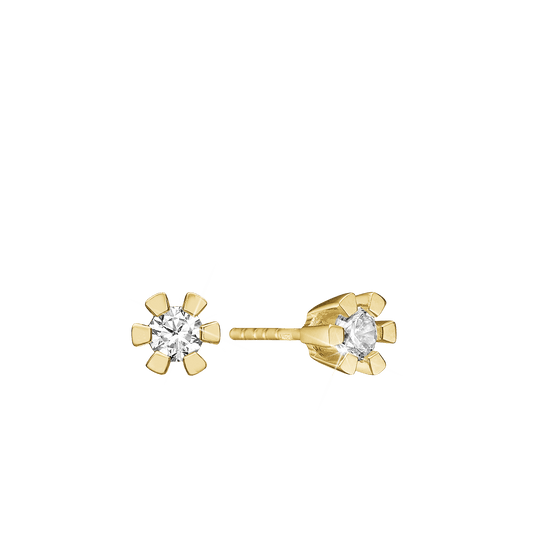 ETERNITY 14KT ØRESTIK 2X0,40CT WSI