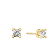 ETERNITY 14KT ØRESTIK 2X0,50CT WSI 4/GRA