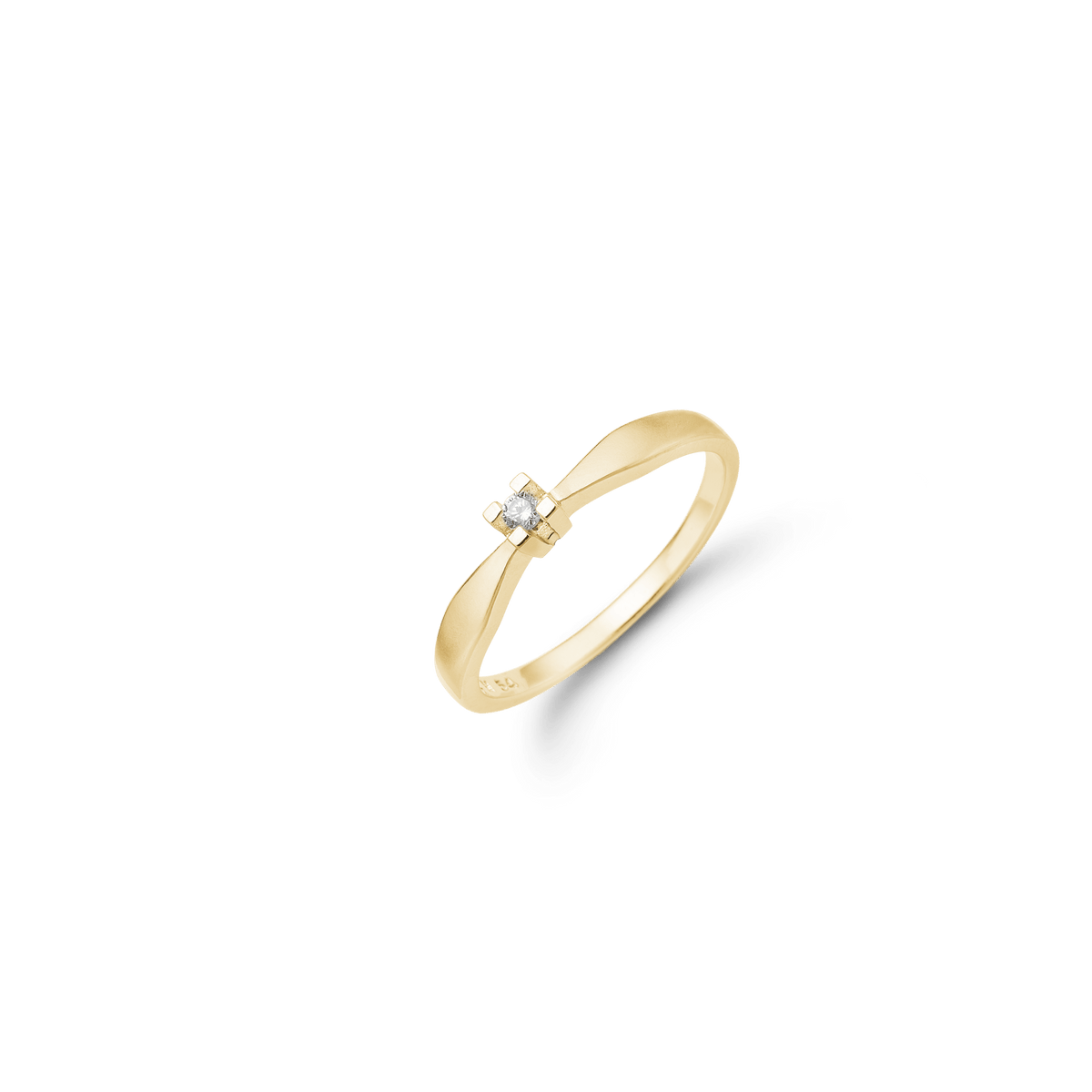 ETERNITY 8KT D.RING  1X0,03CT WSI 4/GRAB
