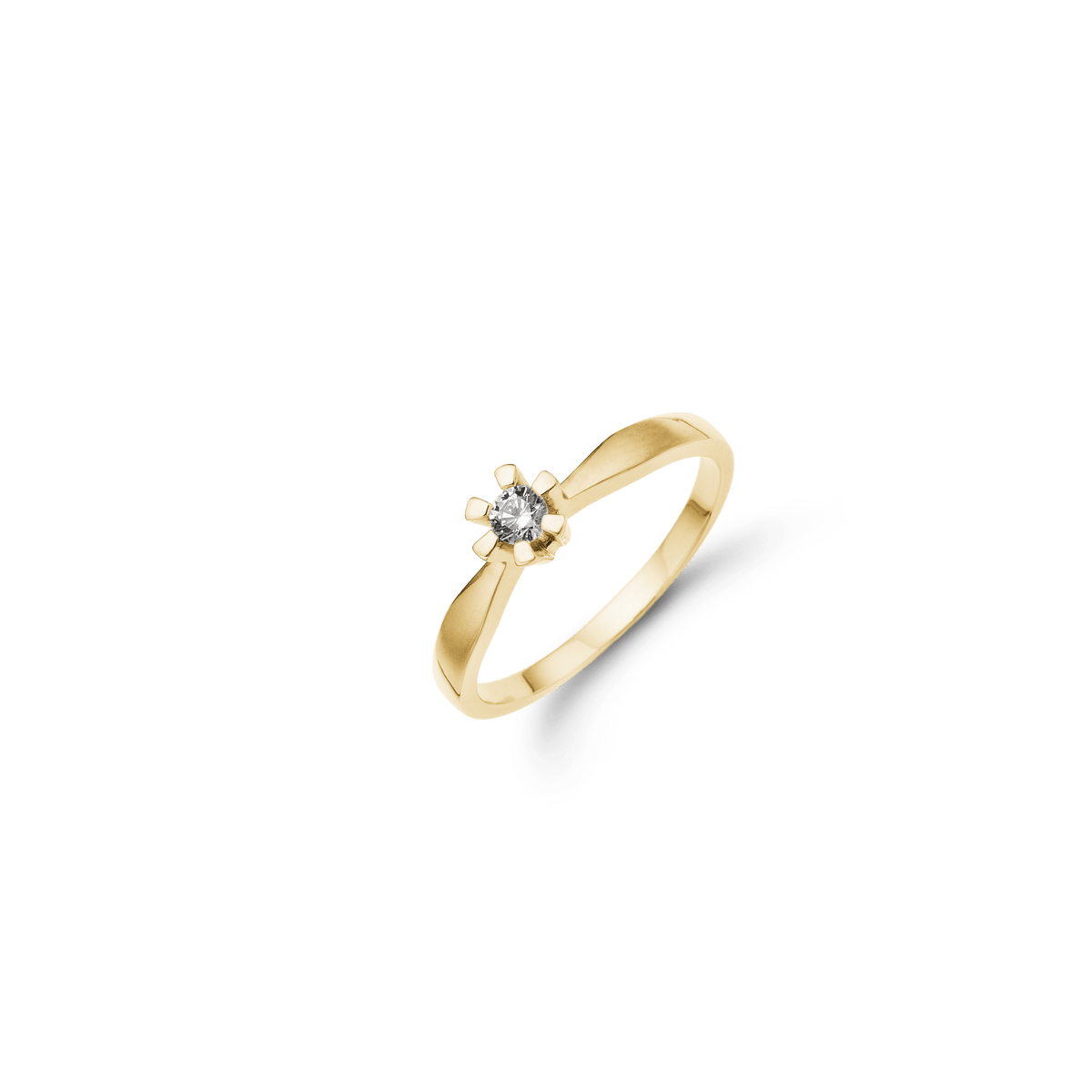 ETERNITY 8KT D.RING  1X0,05CT WSI