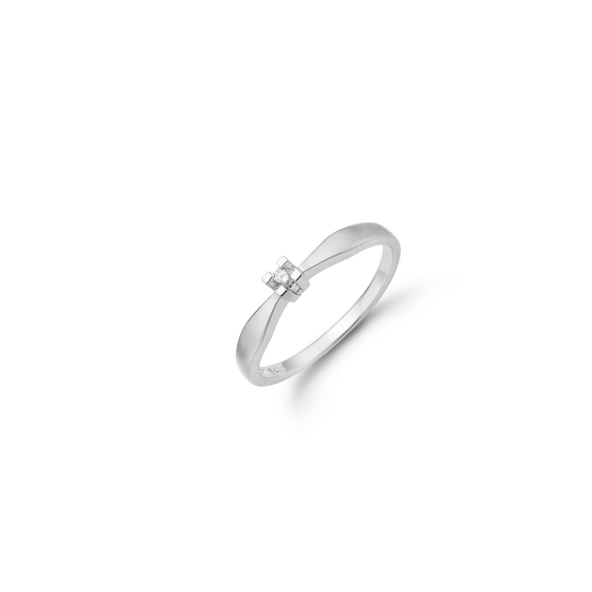 ETERNITY 8KT HV.D.RING 1X0,03CTWSI 4/GRA - Urma.dk