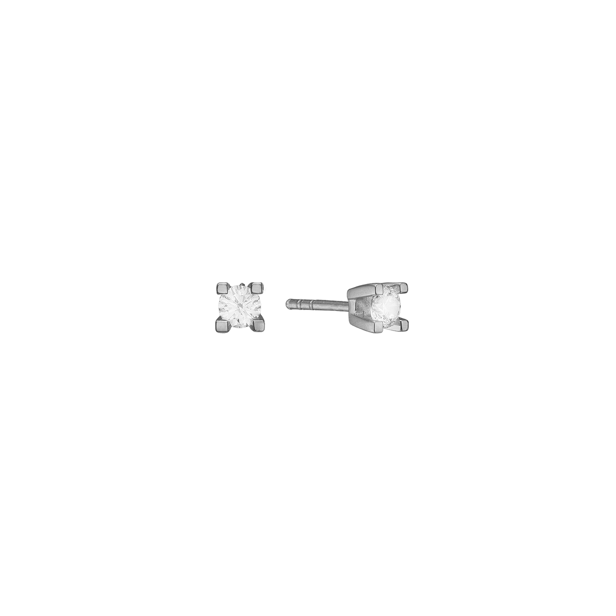 ETERNITY 8KT HV.ØRESTIK 2X0,05CT WSI 4/G