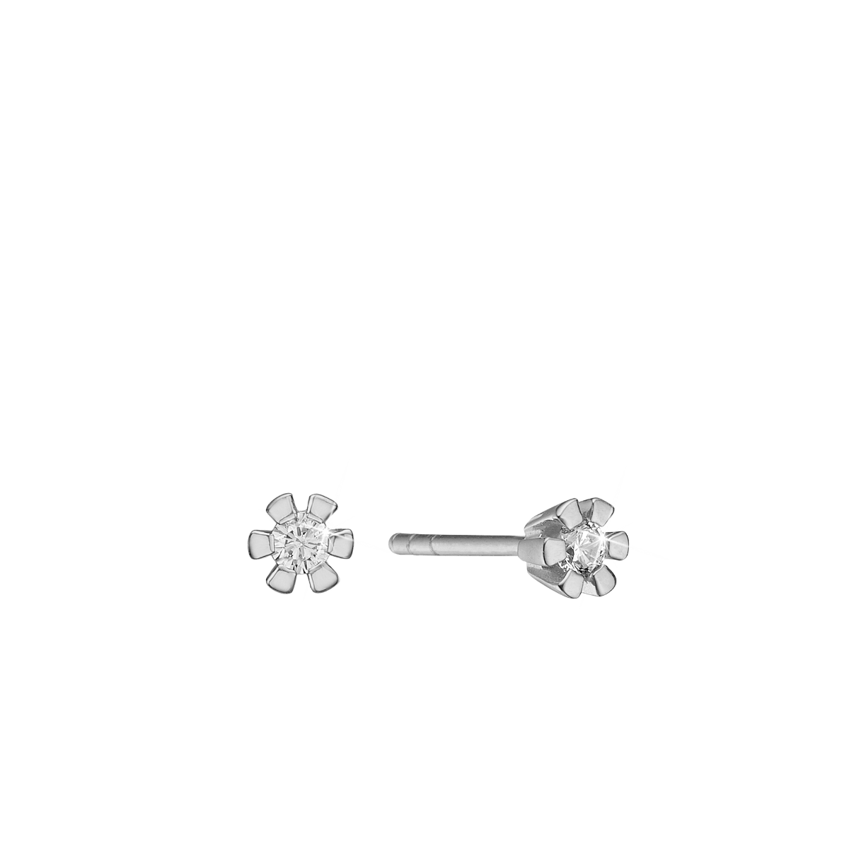 ETERNITY 8KT HV.ØRESTIK 2X0,05CT WSI - Urma.dk