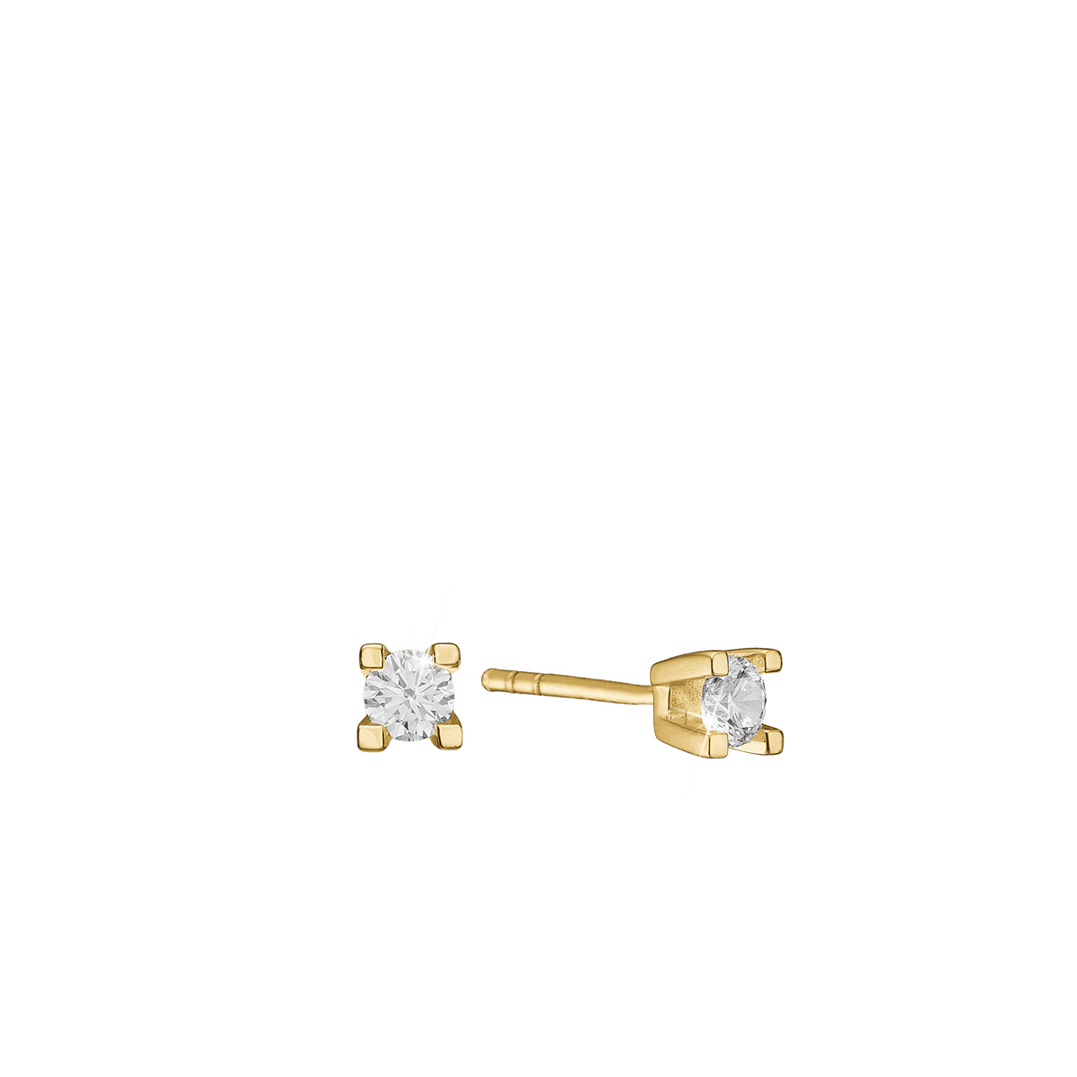 ETERNITY 8KT ØRESTIK 2X0,03CT WSI 4/GRAB