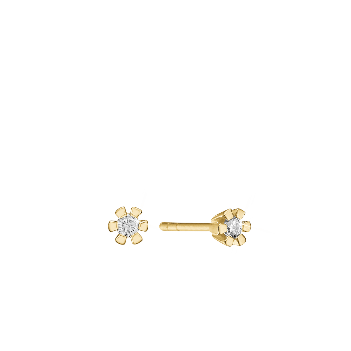 ETERNITY 8KT ØRESTIK 2X0,03CT WSI