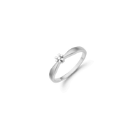 ETERNITY Sølv D.RING  1X0,03CT WSI