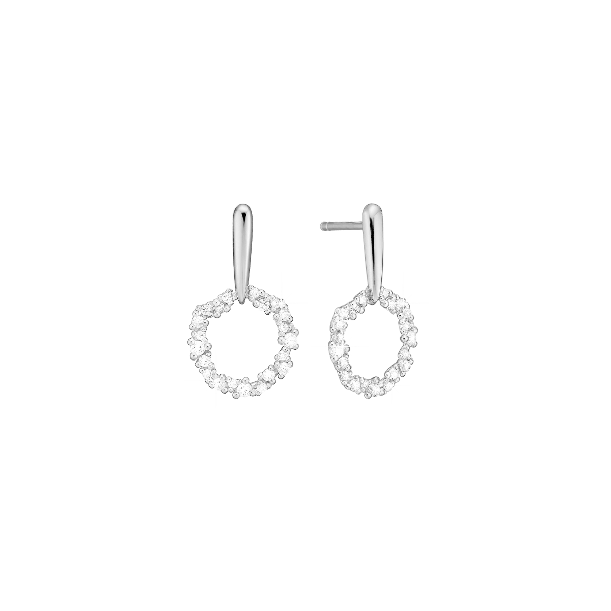 Evig Kærlighed, ørestikker, sølv, 42 CZ - Urma.dk