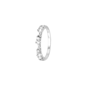 Evig Kærlighed, ring, sølv, 11 CZ