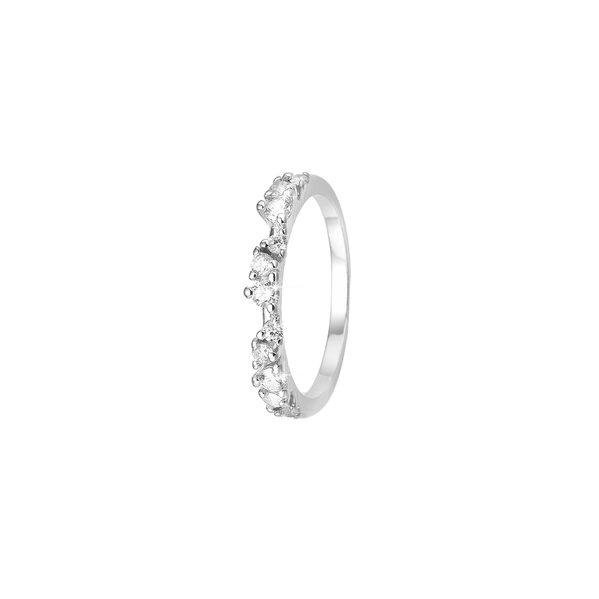 Evig Kærlighed, ring, sølv, 11 CZ