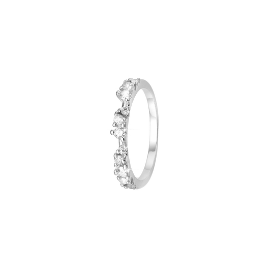 Evig Kærlighed, ring, sølv, 11 CZ