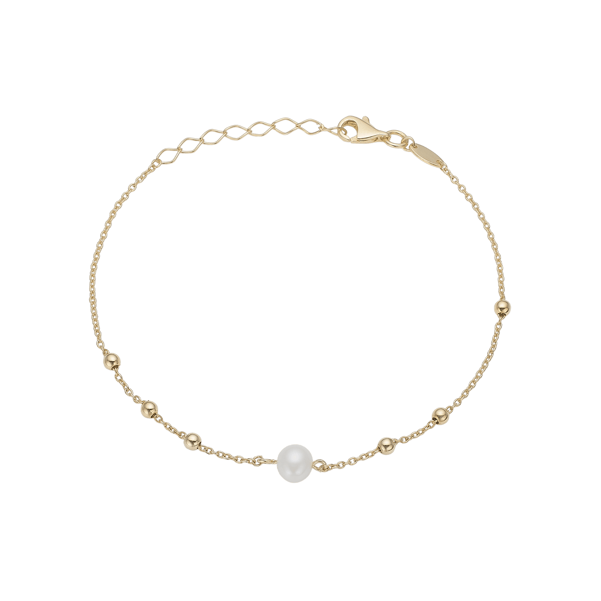 Ferskvands perle armbånd, 20cm, forg søl