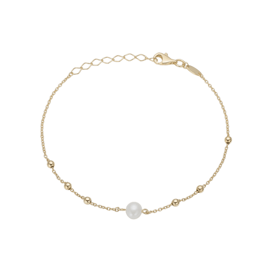 Ferskvands perle armbånd, 20cm, forg søl