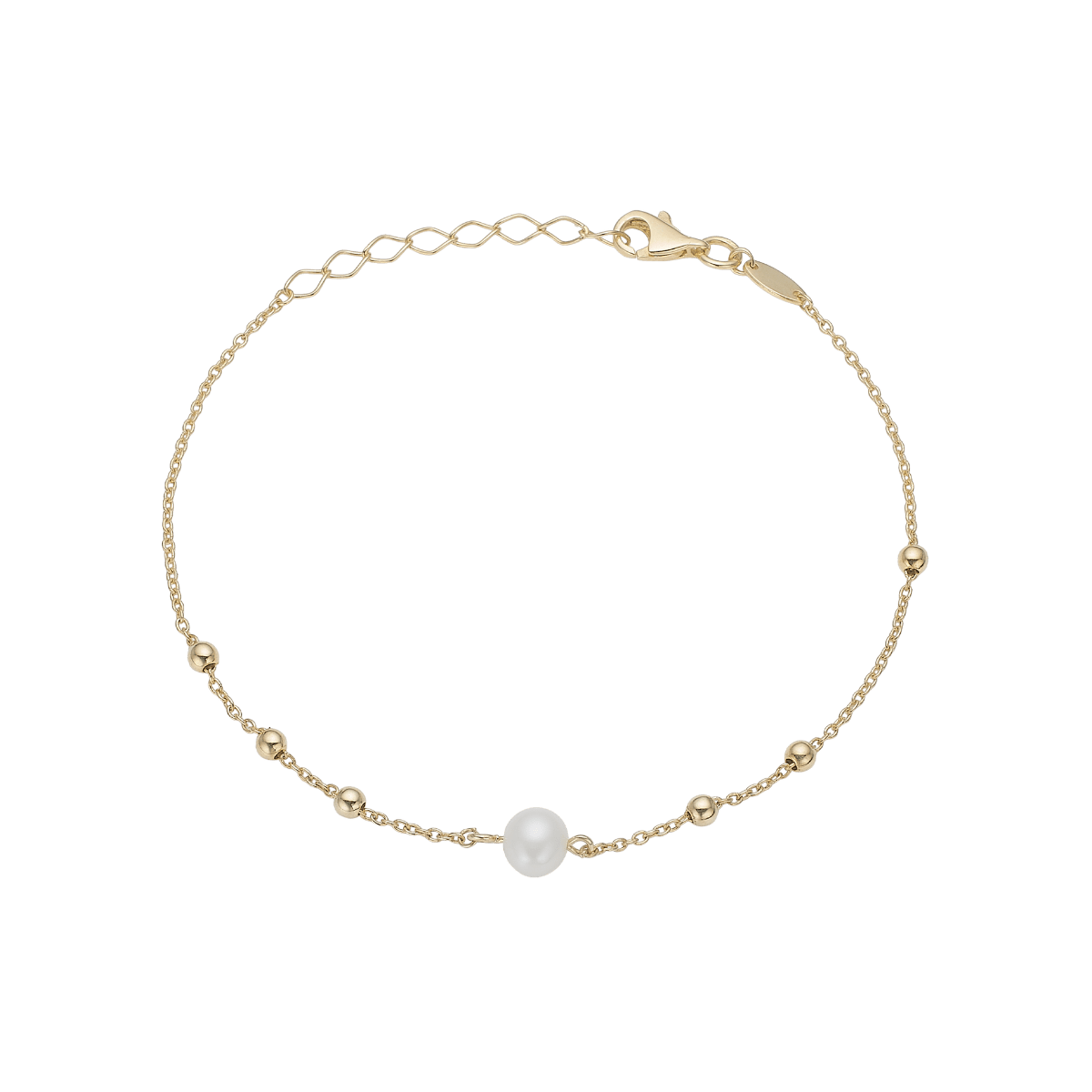 Ferskvands perle armbånd, 20cm, forg søl - Urma.dk