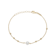 Ferskvands perle armbånd, 20cm, forg søl - Urma.dk