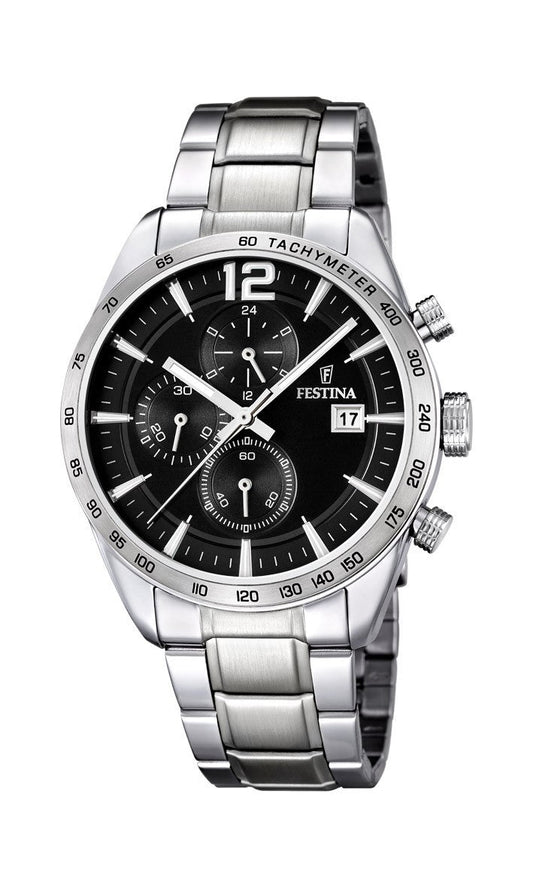 Festina CHRONOGRAF STÅL, Herreure, 16759