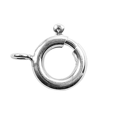 Fjederring i sterling sølv 10 mm - Urma.dk