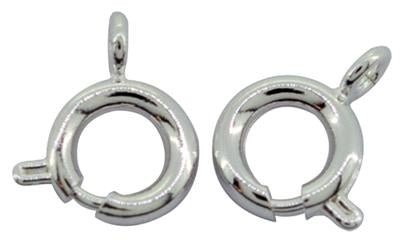 Fjederring sølv 7 mm - Urma.dk