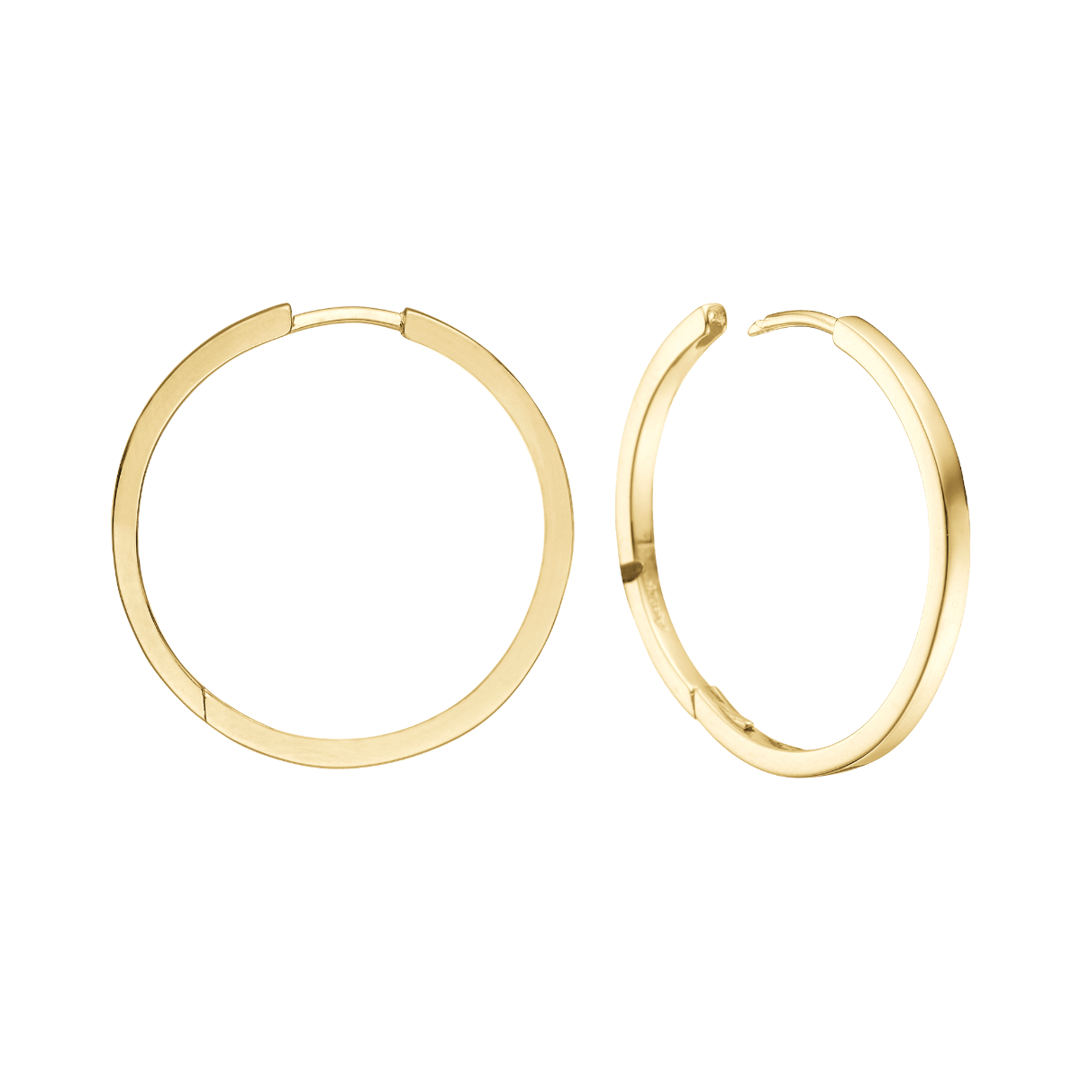 FORG. SØLV CREOL 26MM, TRÅD 1,9MM M/KLAP - Urma.dk