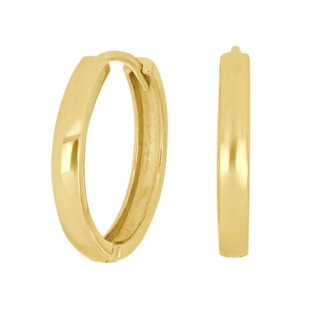 Forg. sølv creoler 19mm - Urma.dk