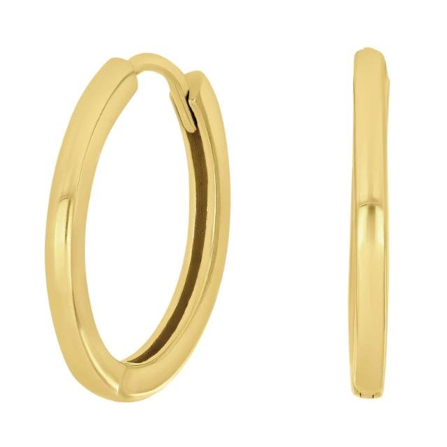 Forg. sølv creoler 20mm - Urma.dk