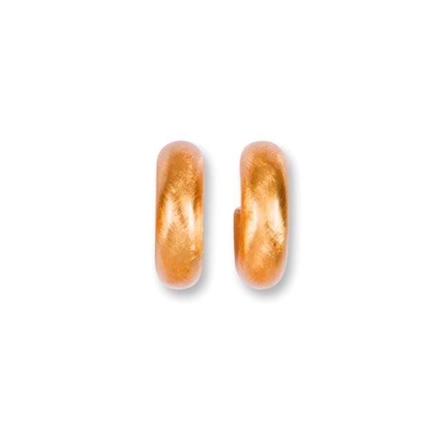 Forg. sølv mat creoler 24mm - Urma.dk