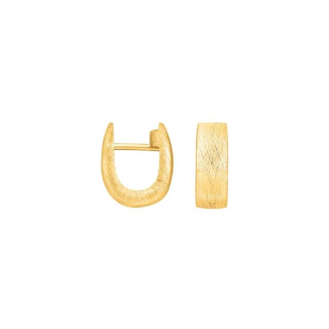 Forg. sølv mat system - creoler Julia 12x4,5mm - Urma.dk