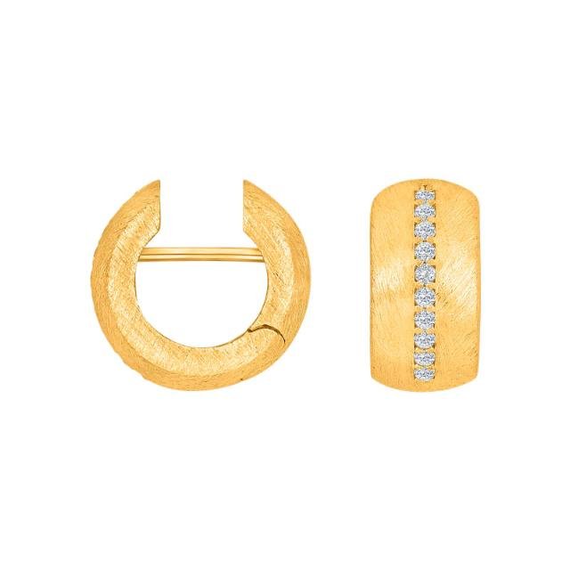 Forg. sølv mat system - creoler m/cz Lola 16x8mm - Urma.dk