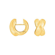 Forg. sølv mat system - creoler Mischa 15x9mm - Urma.dk