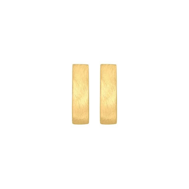 Forg. sølv mat system - creoler Nadine 4x16mm - Urma.dk