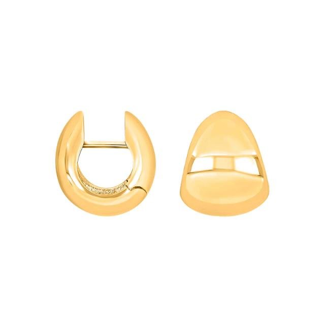 Forg. sølv system - creoler Eva 15x13mm - Urma.dk