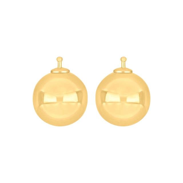 Forg. sølv system - vedhæng 14mm kugle - par - Urma.dk