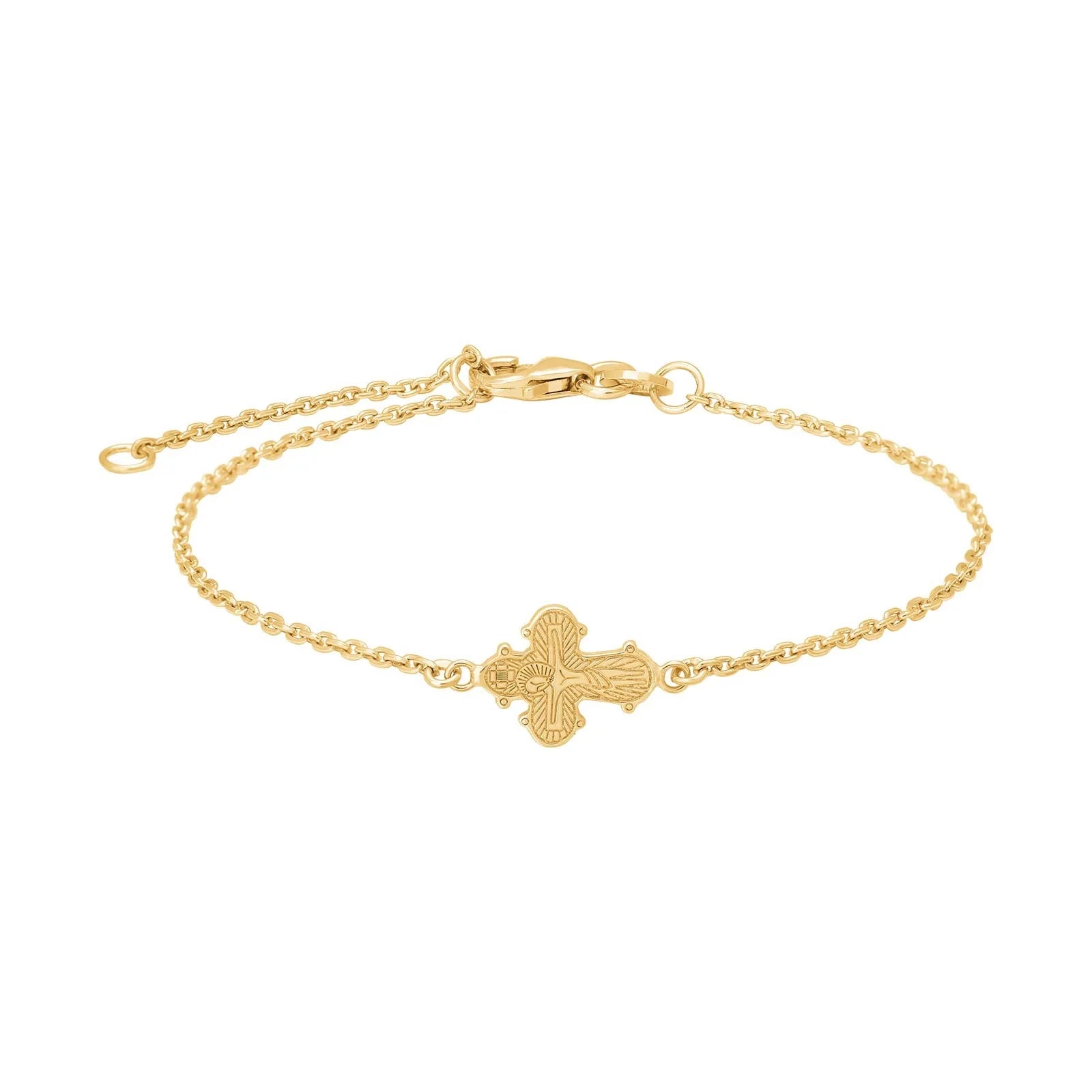 Forg. sølvarmbånd dagmarkors - Urma.dk