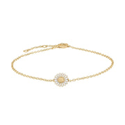 Forg. sølvarmbånd Marguerit 10mm - Urma.dk