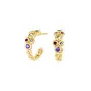 Forg. sølvcreoler mat/blank - Urma.dk