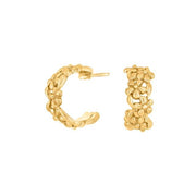 Forg. sølvcreoler mat/blank - Urma.dk