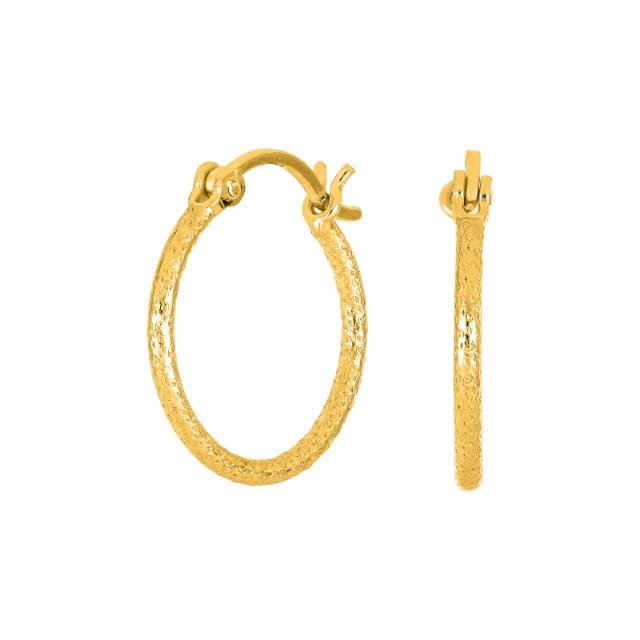 Forg. sølvcreoler NICE52 1,6mm - Urma.dk