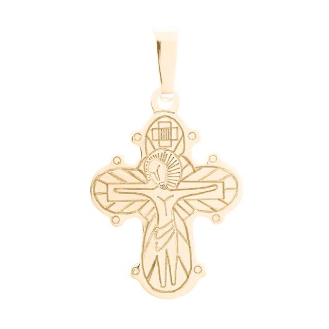 Forg. sølvdagmarkors m/apostle 24mm - Urma.dk