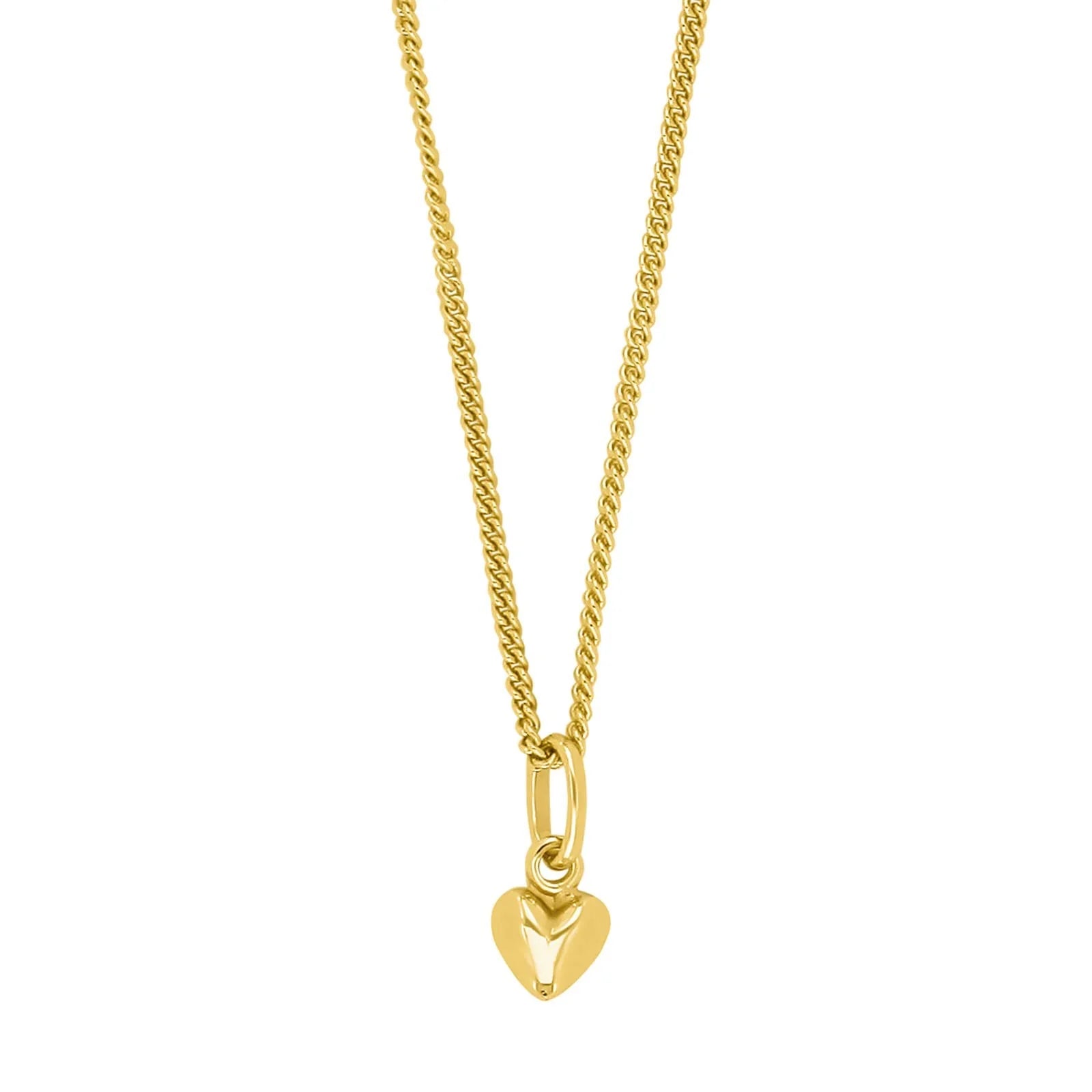 Forg. sølvhalskæde m/hjerte - Urma.dk