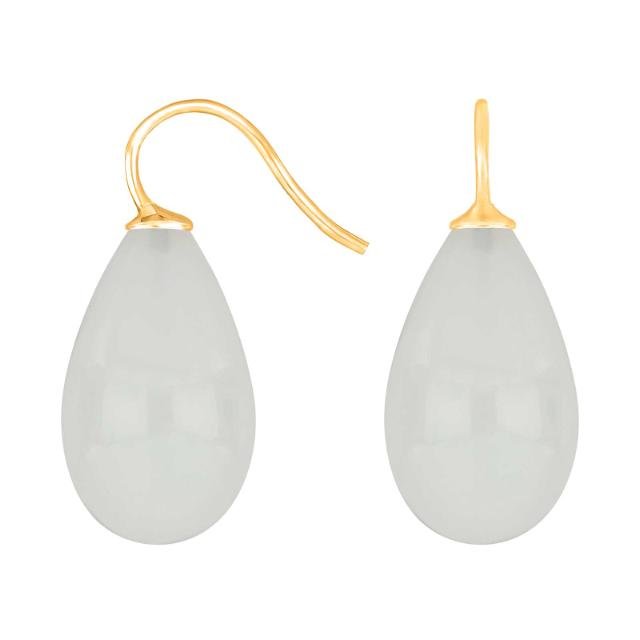 Forg. sølvøreh. m/bøhmisk kvartsglas farve04 - Urma.dk