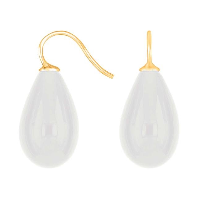 Forg. sølvøreh. m/bøhmisk kvartsglas farve09 - Urma.dk