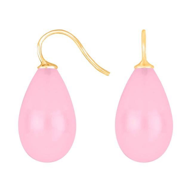 Forg. sølvøreh. m/bøhmisk kvartsglas farve11 - Urma.dk