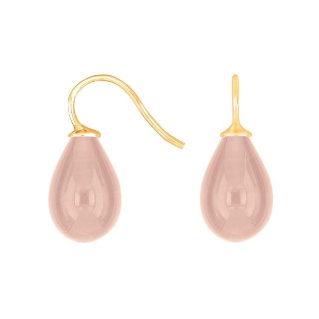 Forg. sølvøreh. m/bøhmisk kvartsglas farve24 - Urma.dk