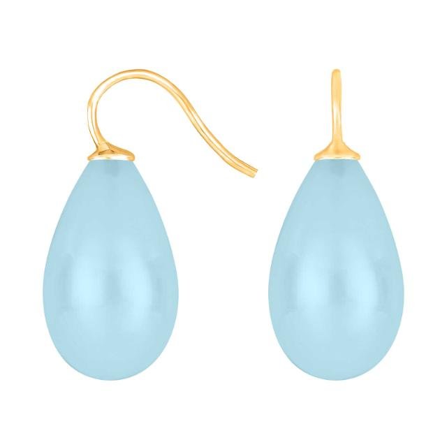 Forg. sølvøreh. m/bøhmisk kvartsglas farve35 - Urma.dk