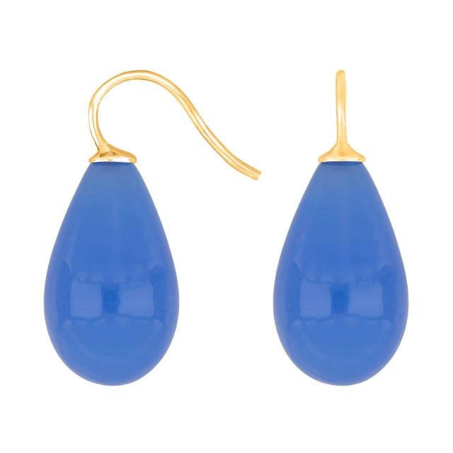 Forg. sølvøreh. m/bøhmisk kvartsglas farve39 - Urma.dk